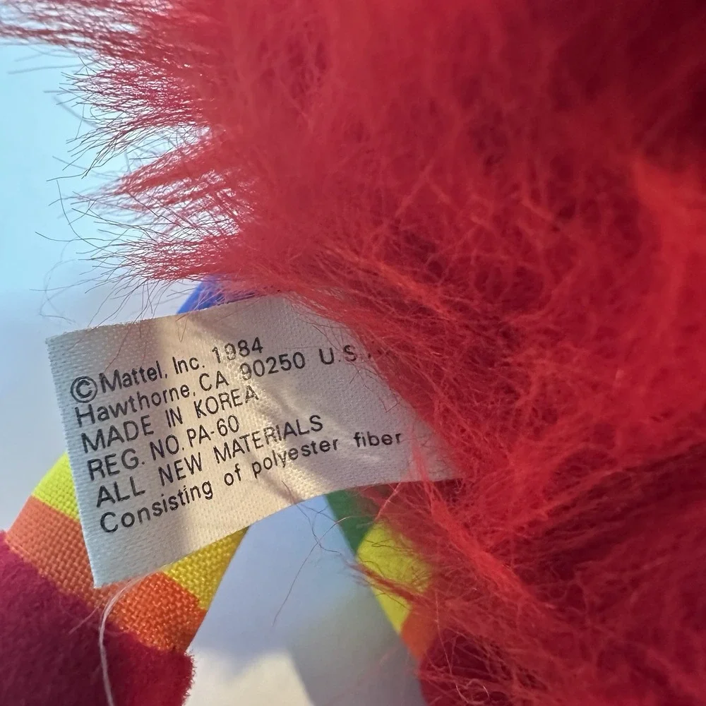 Vintage 1984‎ Mattel Rainbow Brite Hatful ROMEO Sprite Red with Hat